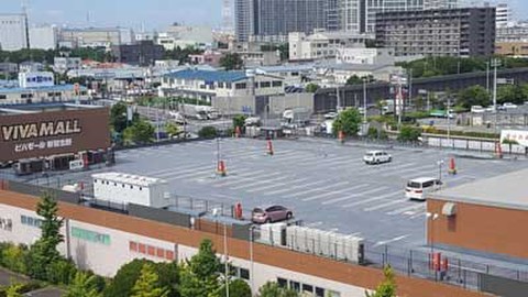 NK習志野モール棟  バイク駐車場 月極駐車場がでっかくオープンしました