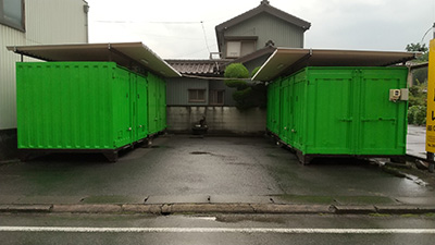 宇都宮芳賀ライトレール線駅東公園前アイメン 四ノ割コンテナ