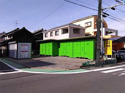 名鉄名古屋本線栄生アイメン 稲葉地五丁目コンテナ