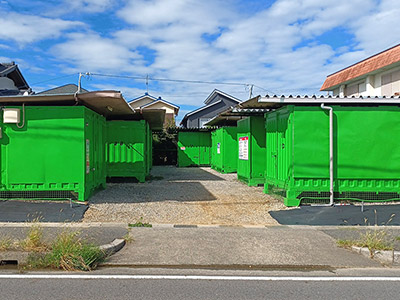 名鉄河和線成岩アイメン 柊町コンテナ