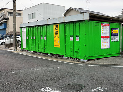 名古屋臨海高速あおなみ線荒子川公園アイメン 東中島コンテナ