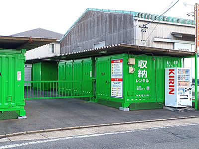 名古屋臨海高速あおなみ線荒子川公園アイメン 馬手コンテナ