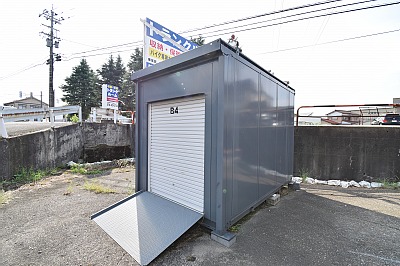 富山地方鉄道上滝線南富山バイクコンテナ黒瀬