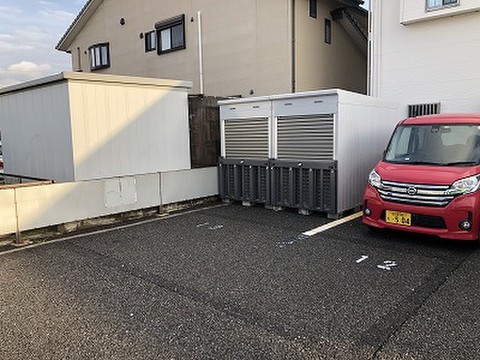 岡崎市羽根町バイクガレージ