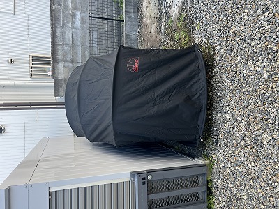 名古屋市西区名古屋市北区辻町バイク駐車場　カバー付