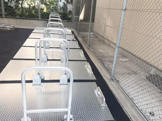ハローバイクパーキング平和島高架下(青空)