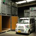 押入れ産業 熊本店 セキュリティも安全、車ごと倉庫に入って出し入れ可能です。